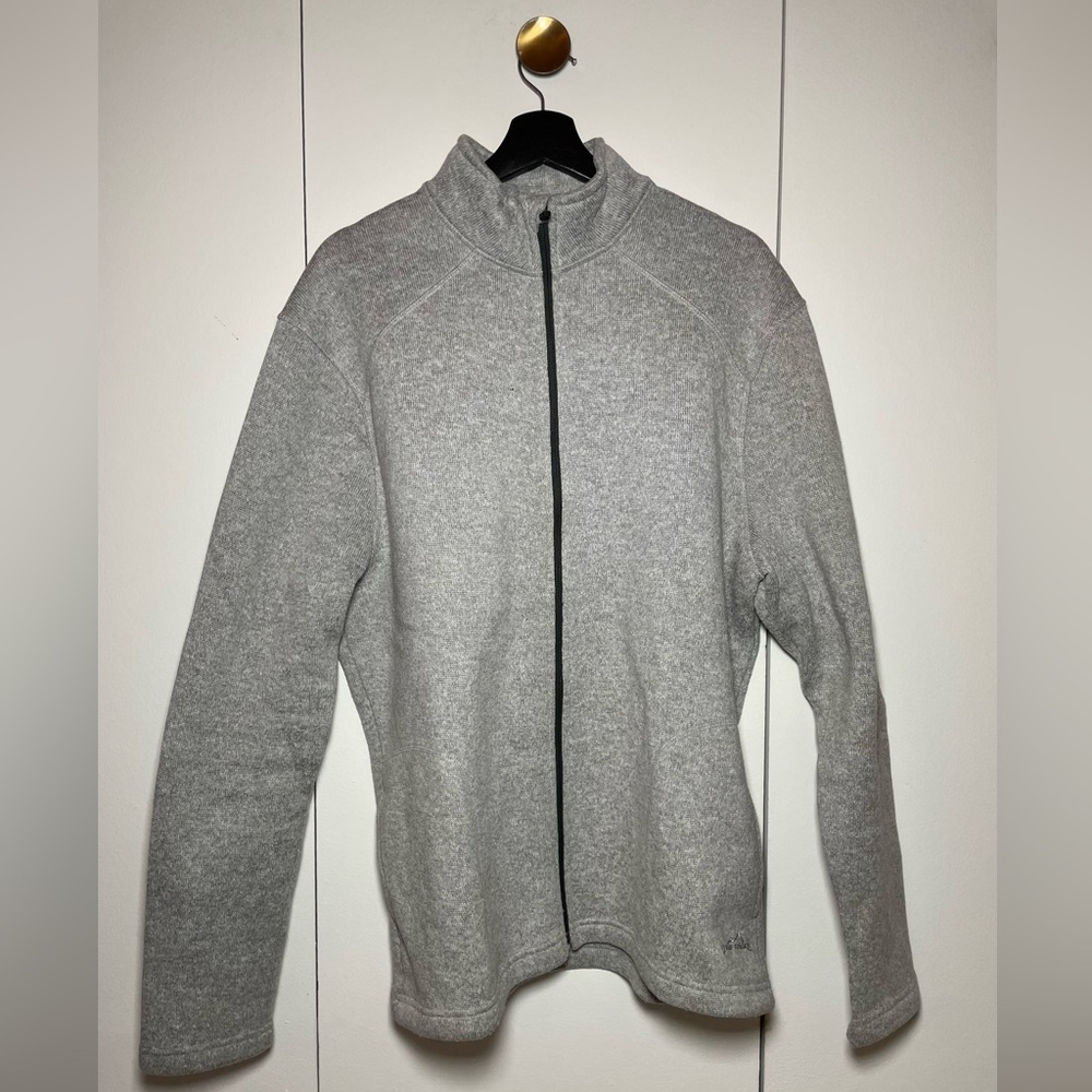 Eddie Bauer Full Zip Fleece Sweater Size XL